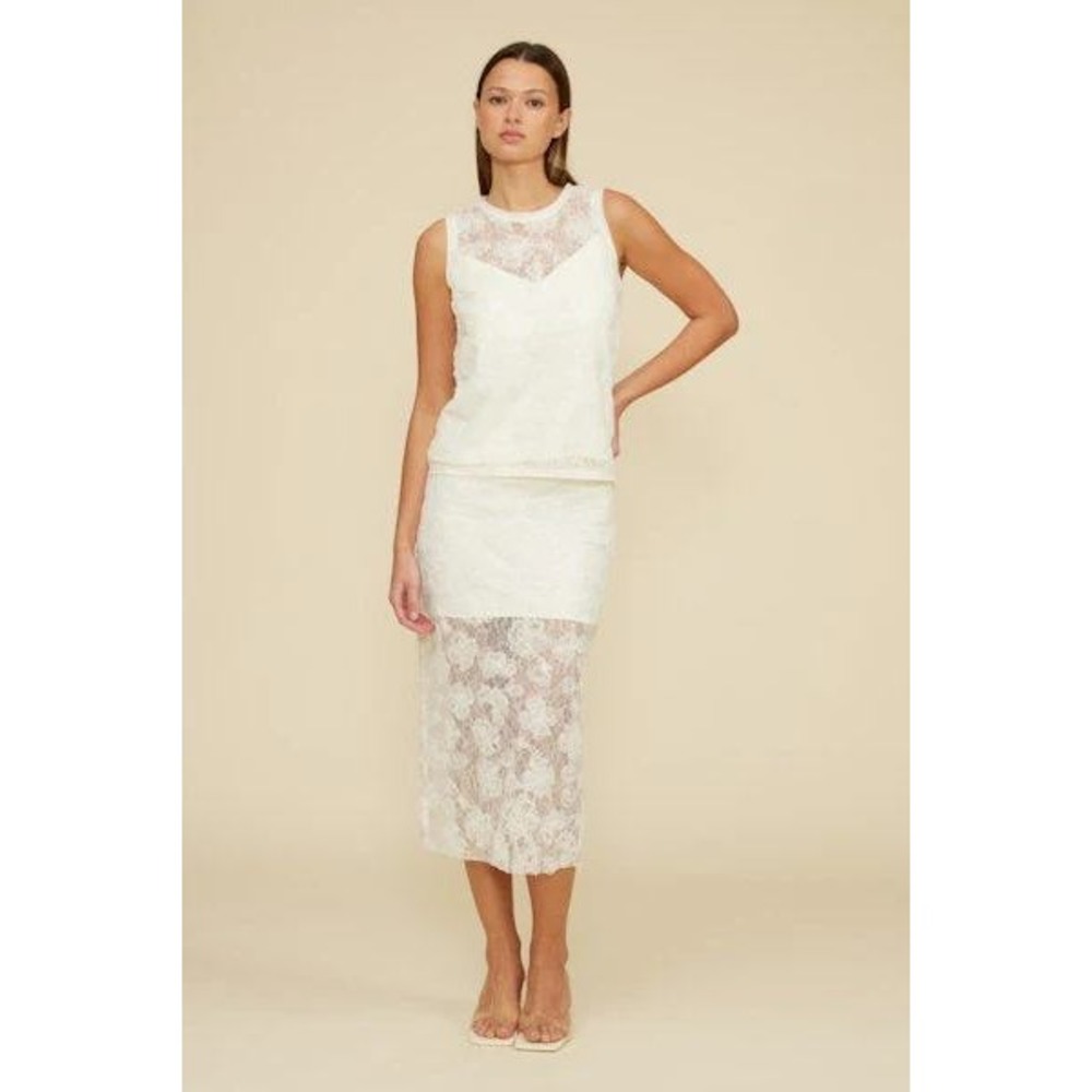 Lucy Paris Eva Lace Skirt Size Medium - Picture 1 of 3